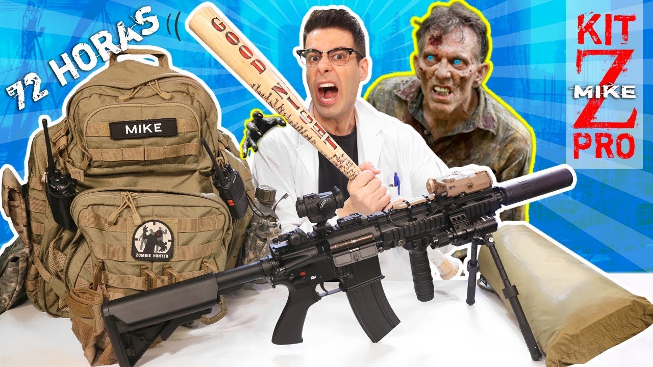 curiosidades con mike kit de supervivencia zombie