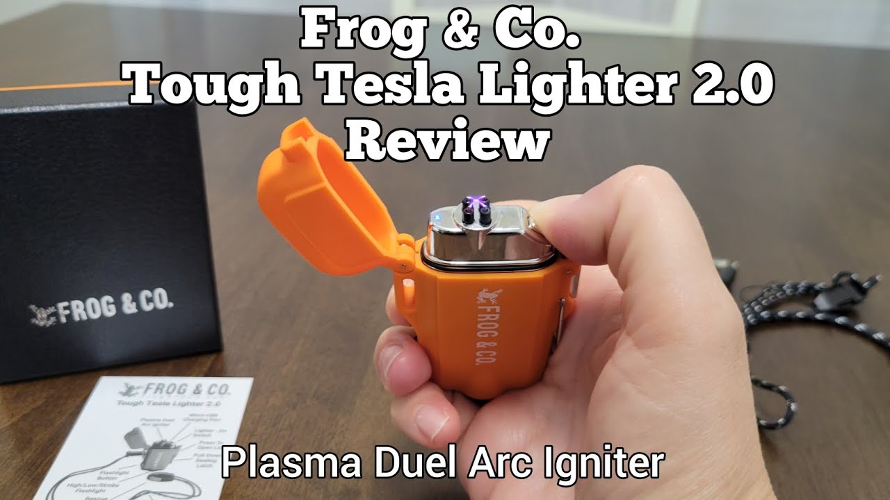 frog co tough tesla encendedor 2 0 encendedor de plasma de doble arco
