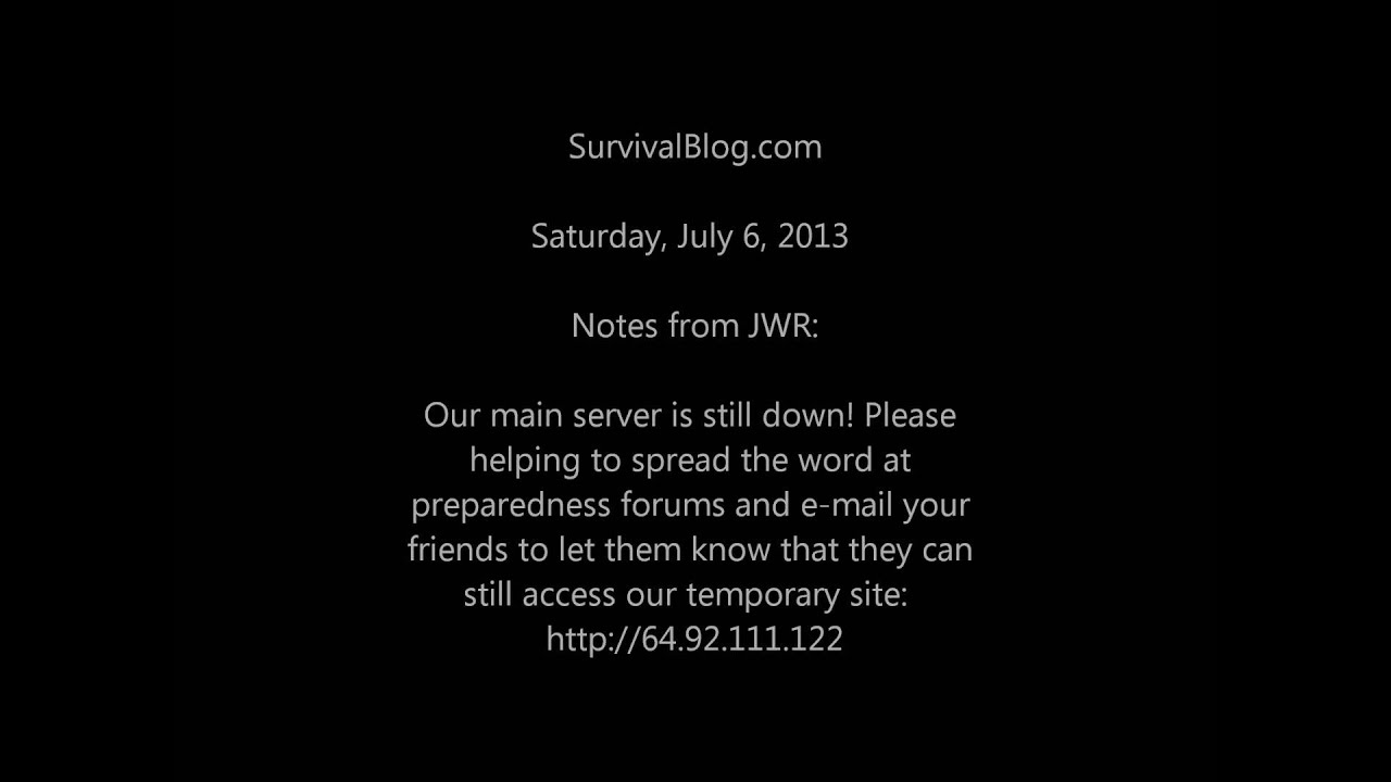 progreso de preparacion de los editores survivalblog com